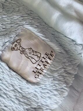 Little Giraffe Luxe Blanket in Blue